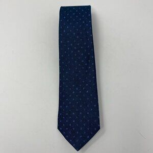 NEW kiton blue print mens 100% silk neck tie